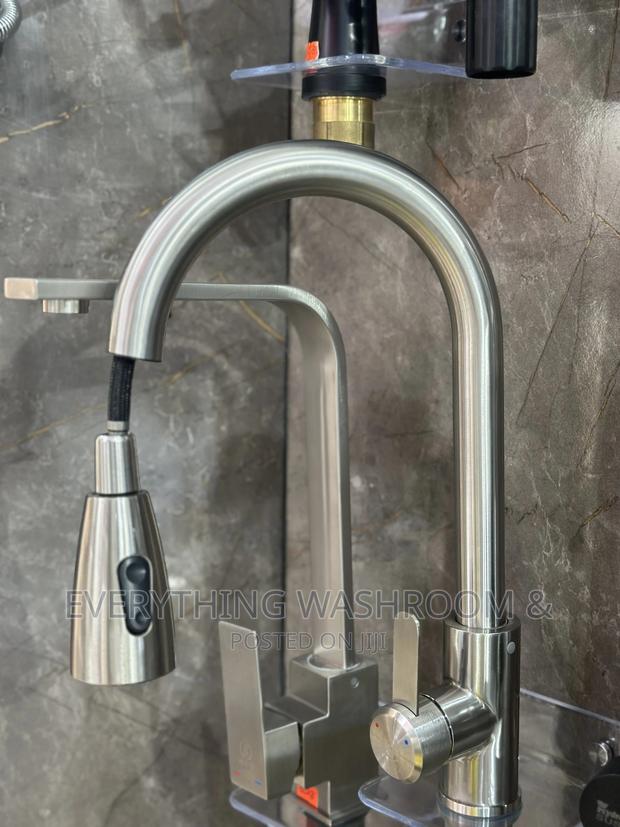 Silver Pullout Tap_pullout Faucet_silver Colour Pull Out · Photo 4