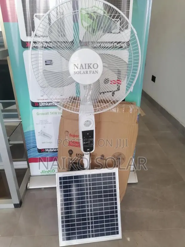 Solar Rechargeable Fan · Photo 1