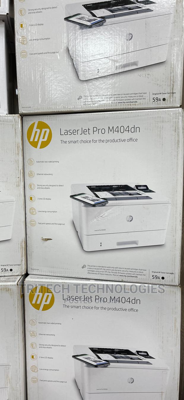 HP Laserjet Pro M404dn Monochromen Laser Printer · Photo 1