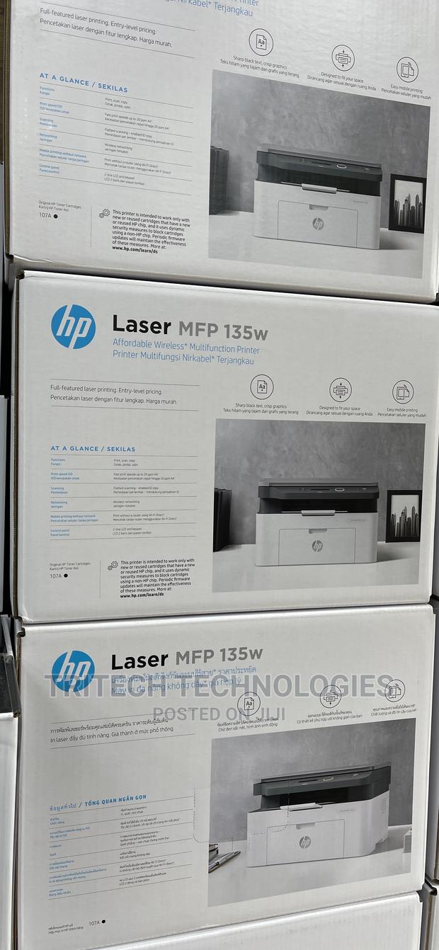 Hp Laser MFP 135w Printer - (4zb83a) · Photo 1