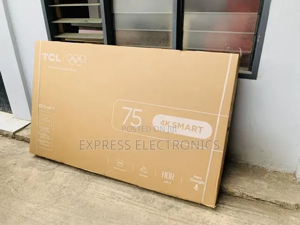 Zealous Sleek TCL 75'' Uhd Led 75p6k Smart Android Television · Photo 1