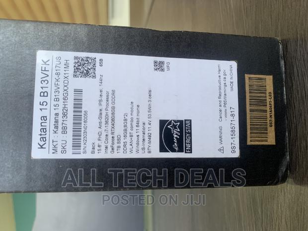 New Laptop MSI Katana GF76 16GB Intel Core I7 SSD 1T · Photo 3