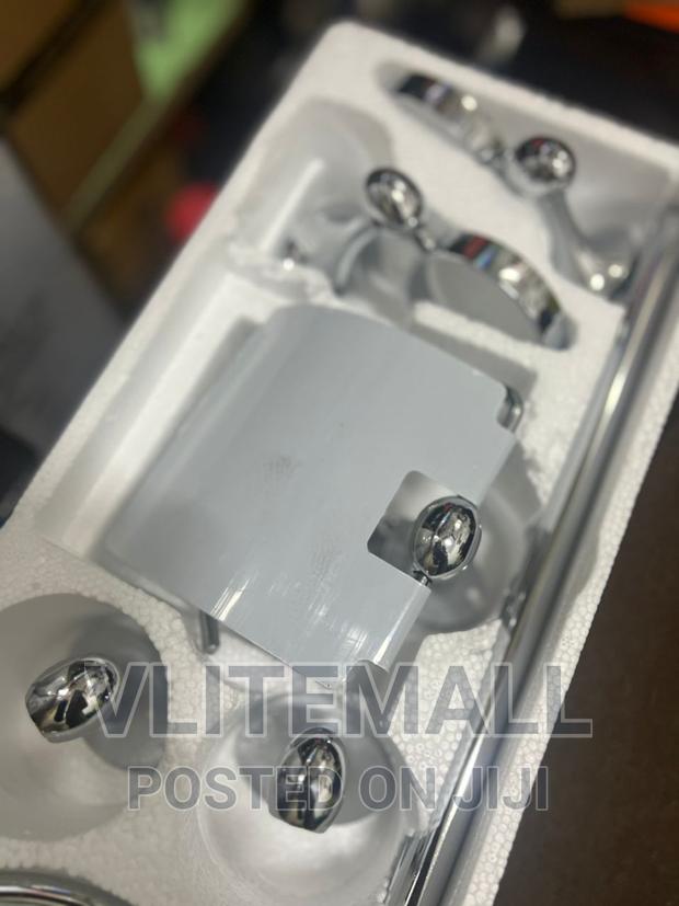 6pcs Silver Bathroom Hardware Set Stainless Steel · Photo 2