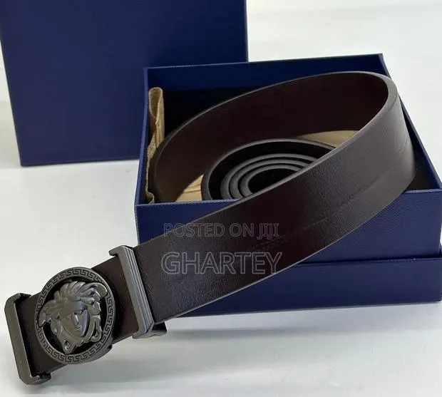 Men’S Belt, Fashion Leather Designed Hook Belt · Photo 1