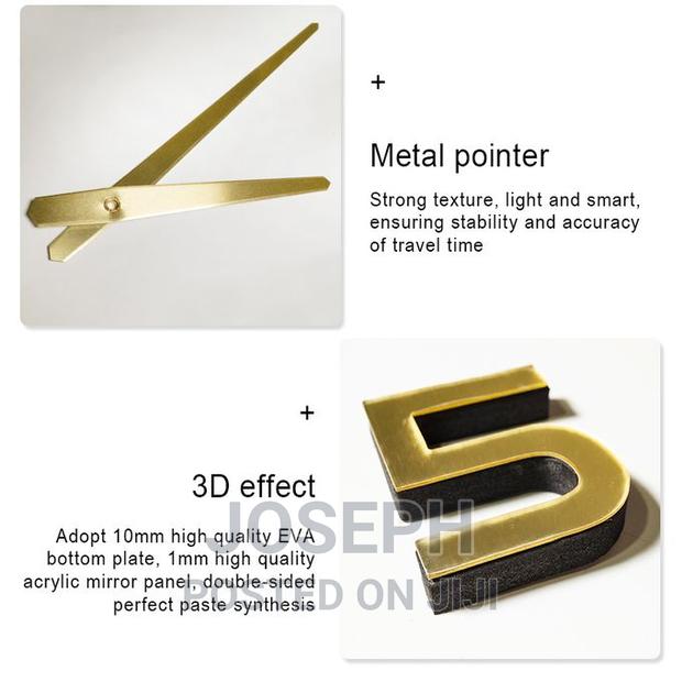 3d Wall Clock Big Type · Photo 3
