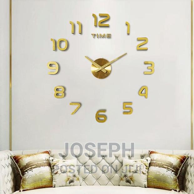 3d Wall Clock Big Type · Photo 1