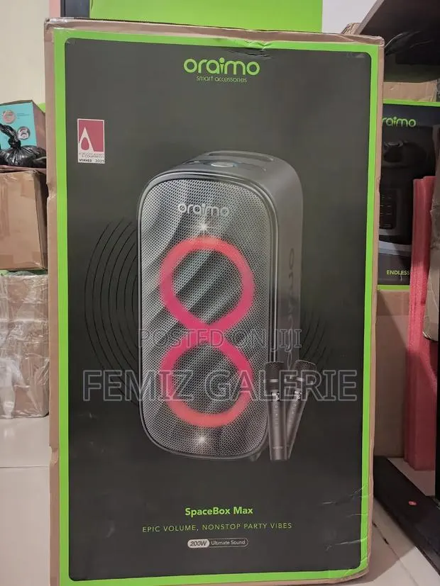 Oraimo SpaceBox Max 200W Auracast Bluetooth Speaker · Photo 1