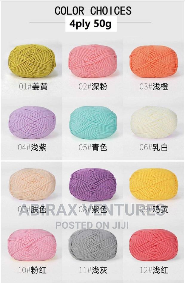 50pcs Milk Cotton Yarn · Photo 2