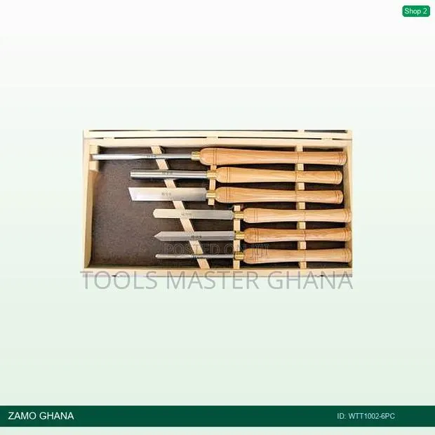 6pcs Lathe Chisel Set Wood Turning Tool Set - Wtt1002-6pc · Photo 1