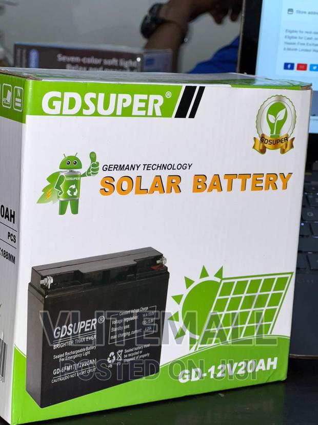 Gd-12v18ah Solar Battery · Photo 1