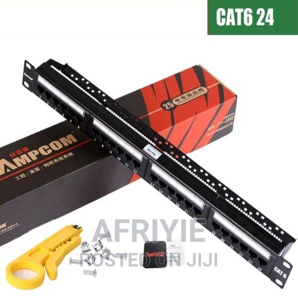Ampcom 24 Ports 1u Blank Keystone Patch Panel · Photo 1