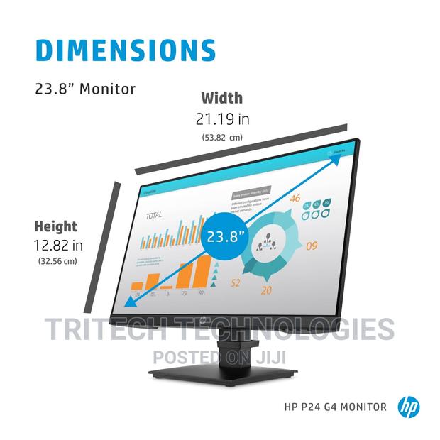 HP P24 G4 24-Inch FHD Monitor (1a7e5aa) 23.8” · Photo 3