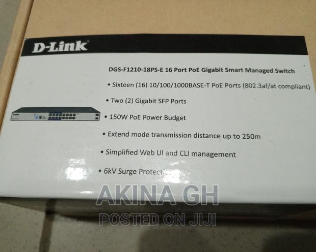 D-Link 16 Port Poe Gigabit Smart Managed Switch DGS-F1210 · Photo 4