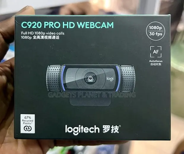C920 Hd Pro Webcam Full Hd 1080p Video Calling With Stereo Audio · Photo 1