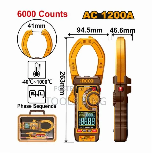 Digital Ac Clamp - Dcm610001 · Photo 1