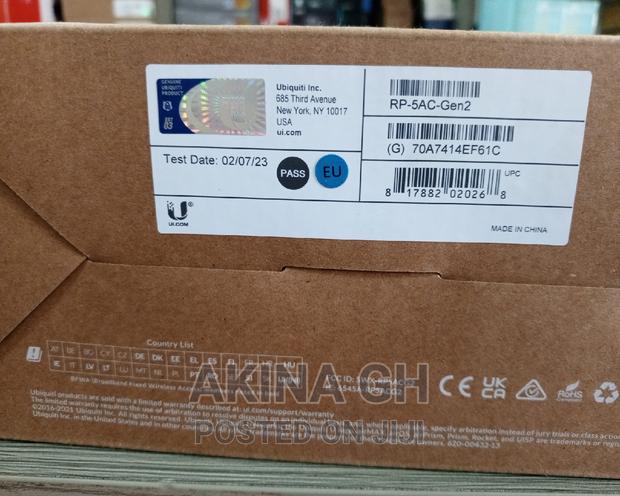 Ubiquiti Airmax Rocket Prism 5ghz Radio Rp-5ac-Gen2 · Photo 2