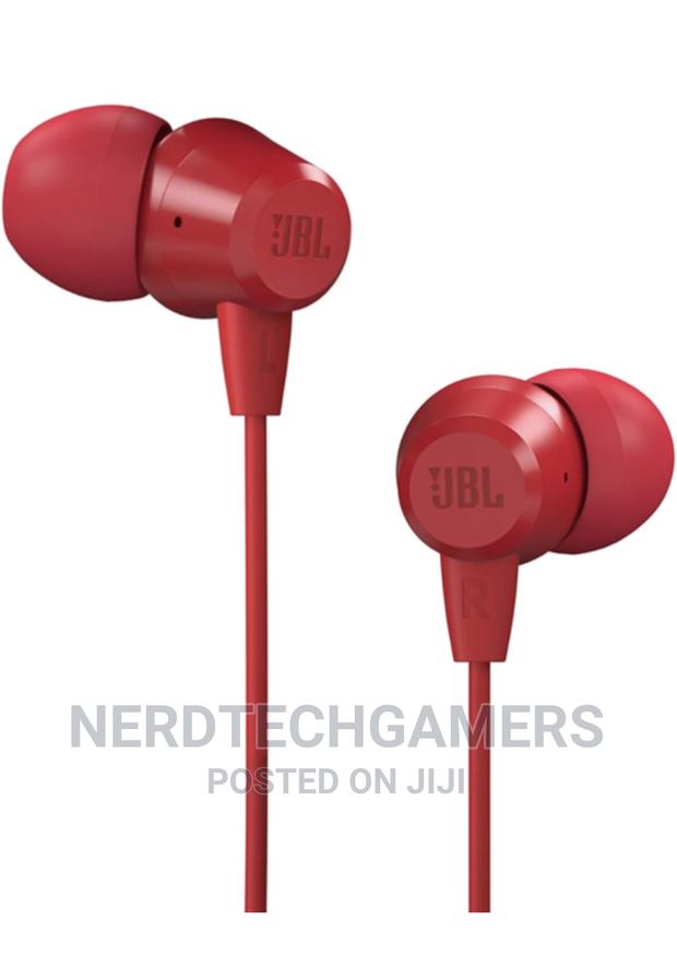 JBL T50HI in-Ear Wired Headphone With Noise Mic (Red) · Photo 2