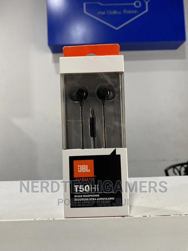 JBL T50HI in-Ear Wired Headphone With Noise Mic (Red) · Photo 1