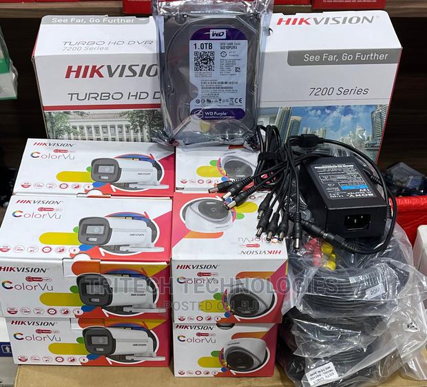 Hikvision 8ch Complete Full-Color With Sound 2mp + 1TB · Photo 1