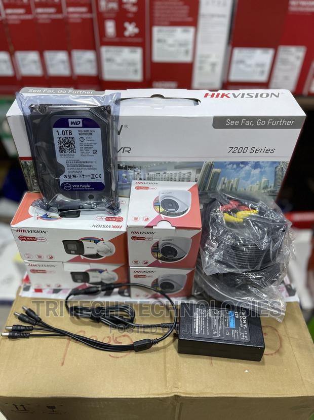 Hikvision 4ch KIT Full-Color With Sound 2mp · Photo 1