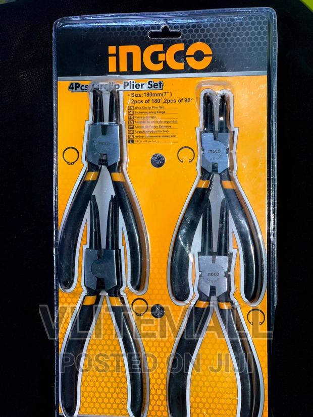 Ingco Ring Pliers Set 7" 4pcs - Hccpso1180 · Photo 2