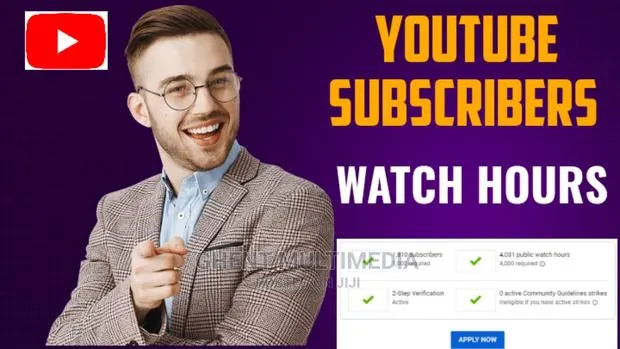 Youtube Subscribers And Watch Hours Promotion · Photo 1