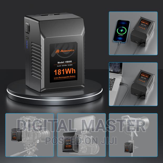 Powerextra VB006 14.4V 181wh 12.6ah v-Mount Battery · Photo 5