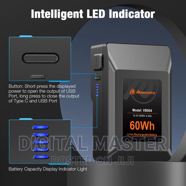 Powerextra Vb004 14.4v 60wh 4.2ah v-Mount Battery · Photo 6