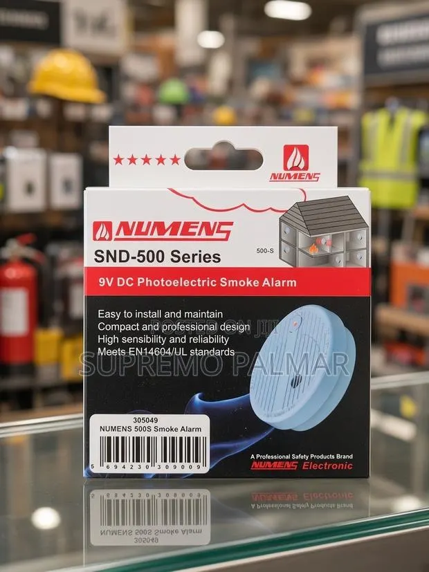 9V Battery Smoke Detector With Test Button | Home Fire Alarm 85dB · Photo 1