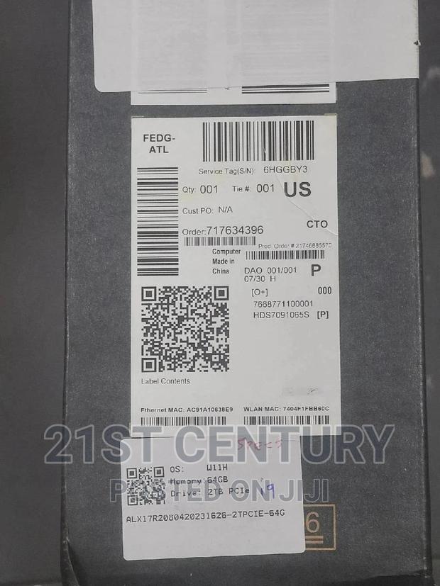 New Laptop Dell Alienware X17 R2 64GB Intel Core I9 SSD 2T · Photo 2