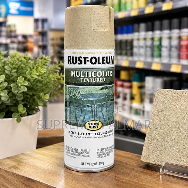 Stops Rust Desert Bisque 12oz – Textured Multi-Color Spray Paint · Photo 1