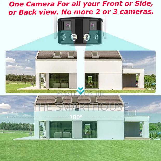 Smart Dual 180° Rotating CCTV Camera (Wireless and Wired) · Photo 2