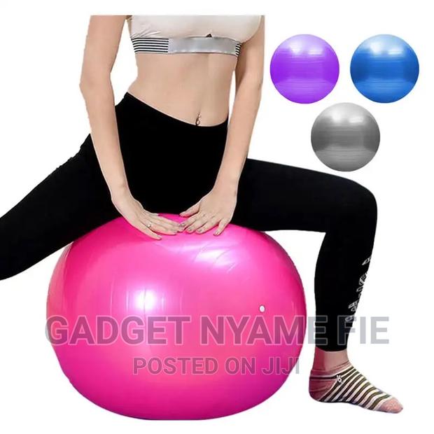 Anti Burst Balance Exercise Ball-Blue-65cm · Photo 1