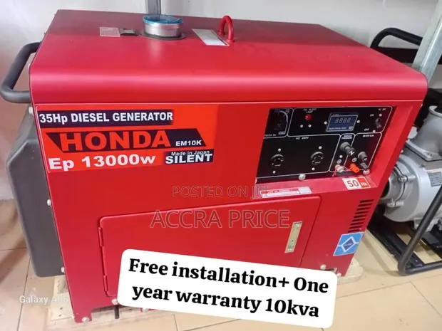 Max Power 10kva Honda Diesel 10kva Silent Generator Japan · Photo 1