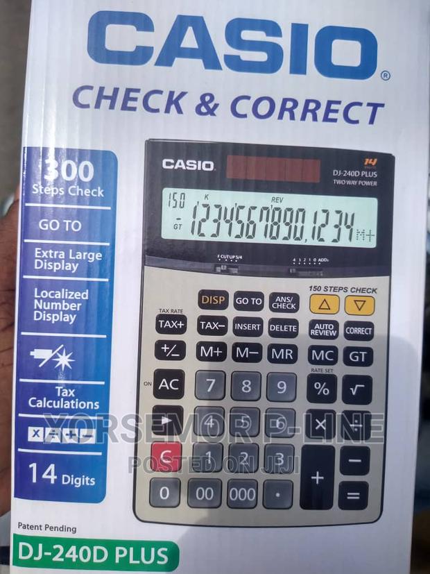 Casio Business Calculator Dj-240d Plus · Photo 1