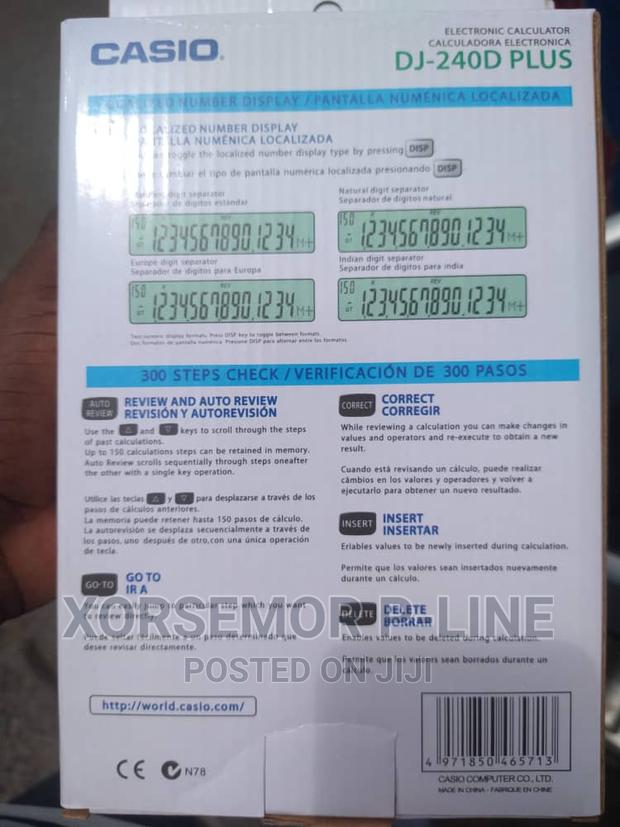 Casio Business Calculator Dj-240d Plus · Photo 3