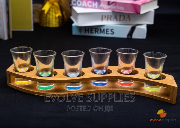 30ml Coloured Tequila Shots With Wooden Stand · Photo 1