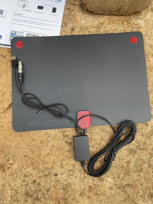Brand New in Box With a Set Up Manual Digital Indoor Antenna · Photo 1