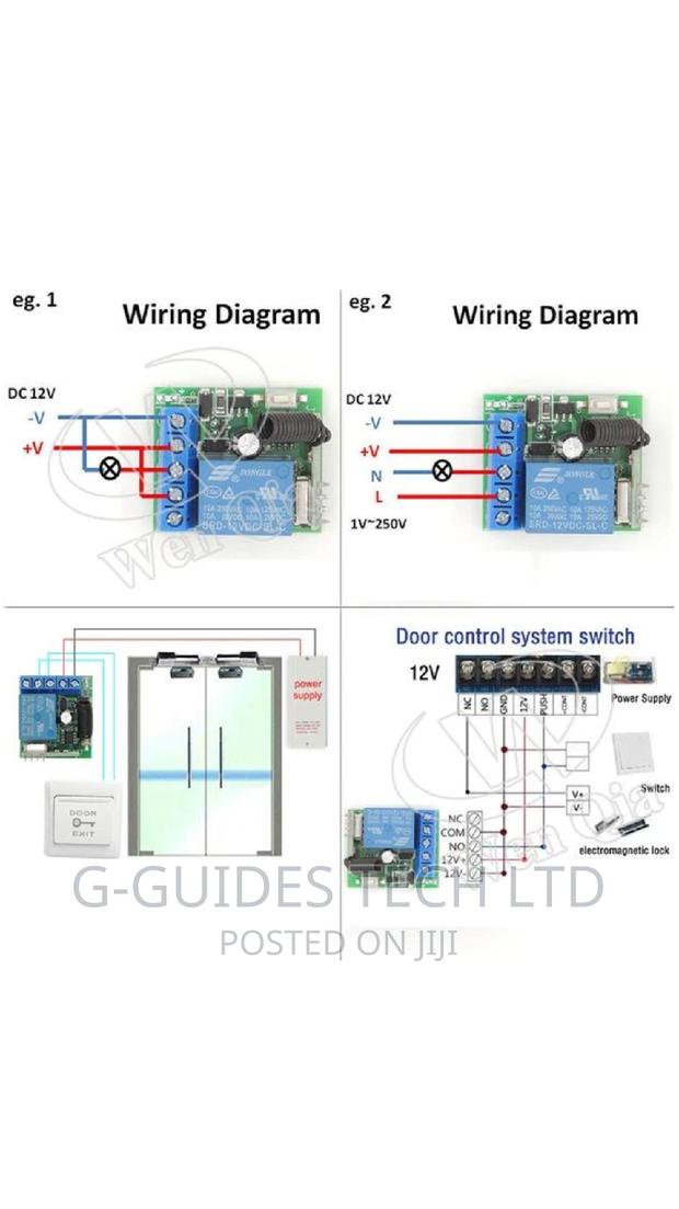 433mhz Remote Control for Electric Locks, Access Control
12v · Photo 7