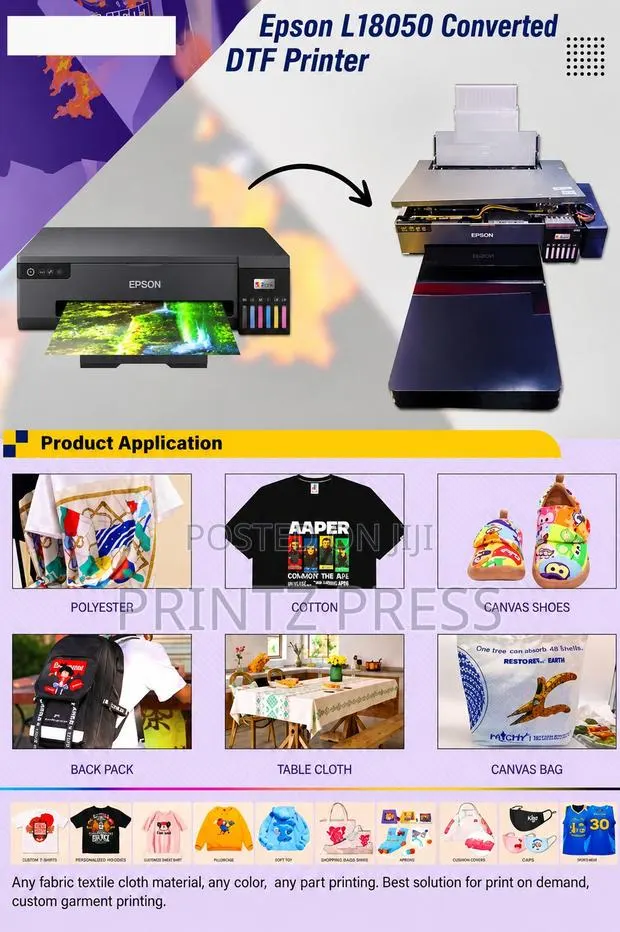 DTF Software - Convert Your Epson Printers to DTF for Tshirt Printing · Photo 1