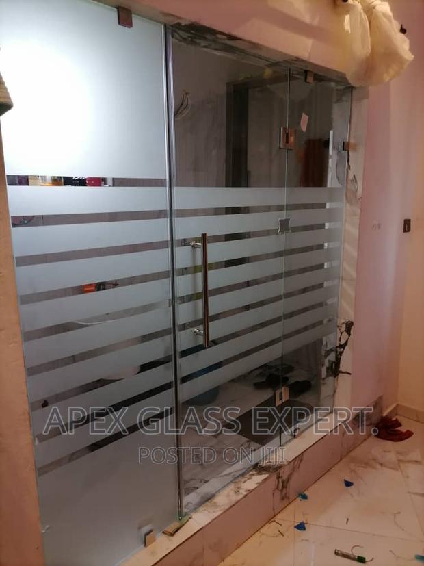 Custom Hinge Shower Enclosure Installby Apexglassexpertteam · Photo 1