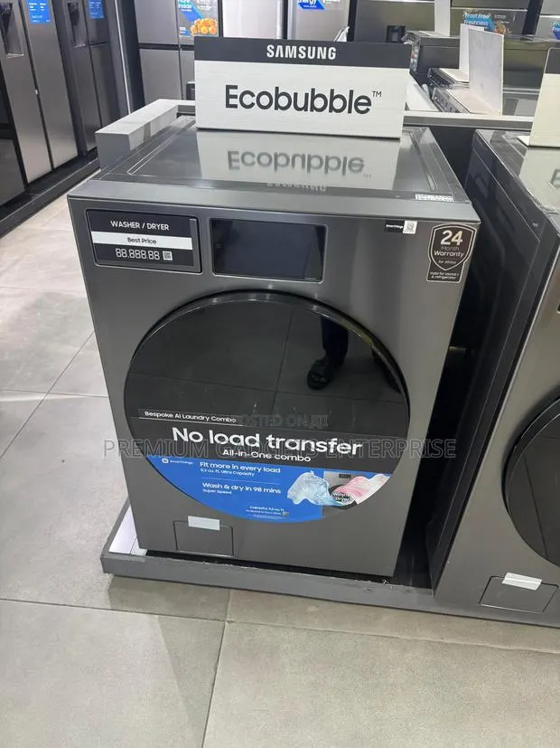 Samsung Bespoke 22kg/11kg Wash Dry Ai Smart Laundry Wd90f22bcsnq Wifi · Photo 1