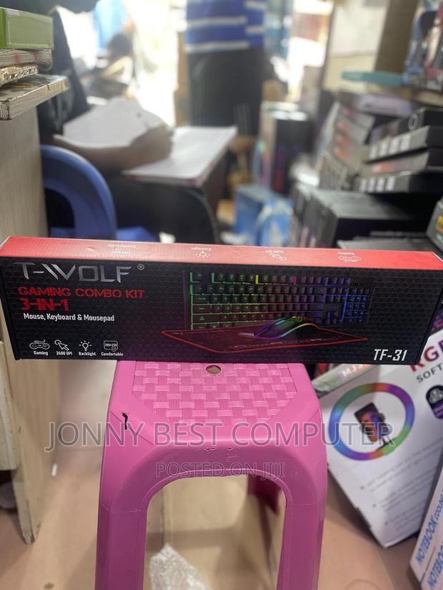 Gaming Keyboard and Mouse With Mouse Pad · Photo 2