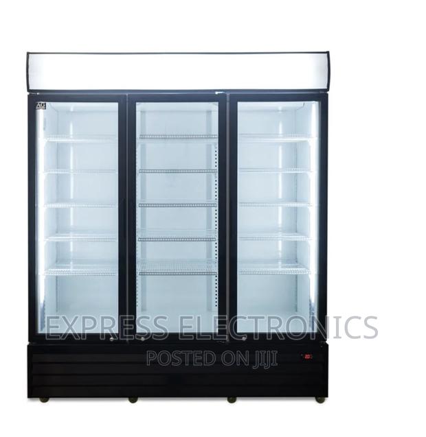 Call and Order for PVC 150 3 Doors Pearl Display Fridge · Photo 1