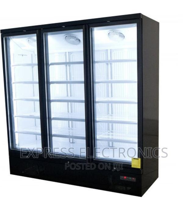 Quality New PVC 150 3 Doors Pearl Fridge · Photo 1