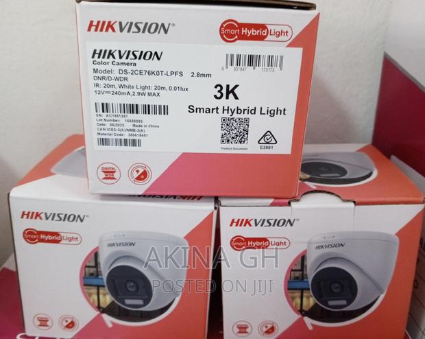 Hikvision Analog Smart Hybrid Light 5mp Dome With Audio · Photo 1