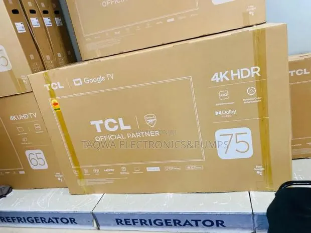 Slim TCL Tv, 75inch Android Google Assistant. · Photo 1