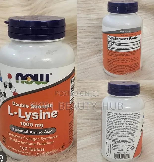 Now L-Lysine 1000 Mg Essential Amino Acid · Photo 1