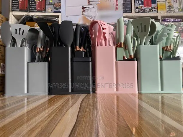 19pcs Silicone Kitchen Ladles Set · Photo 1