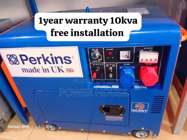 Tycoon Axion Tap 10kva 13000watts Diesel Generator Perkins · Photo 1